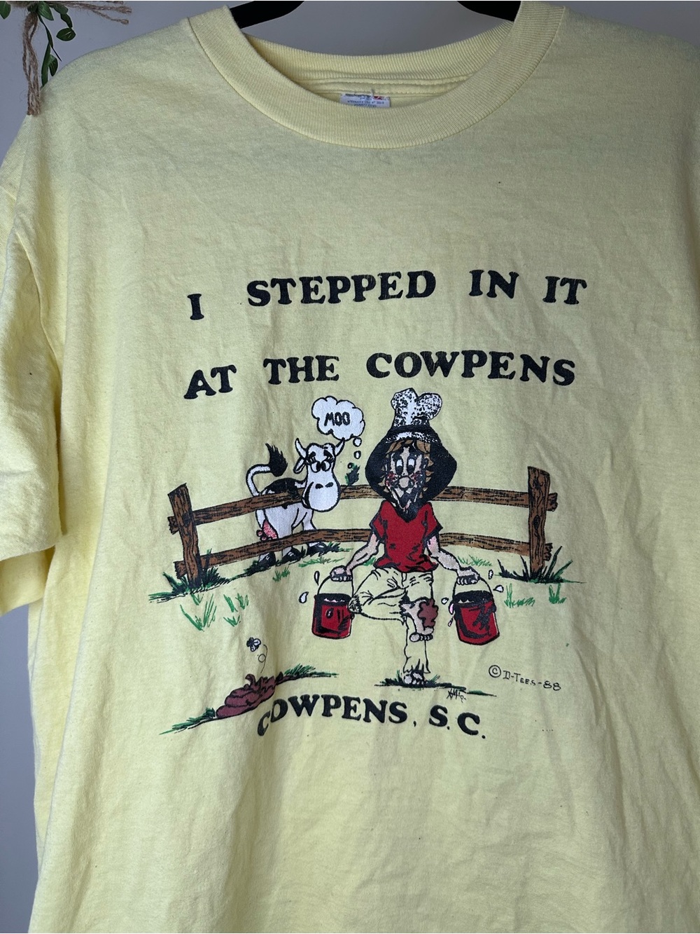 Vintage 1988 I Stepped In It At The Cowpens SC T-Shirt